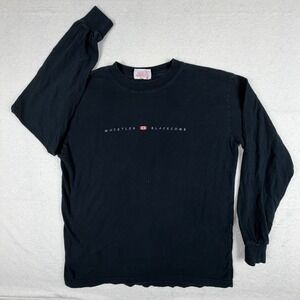 Impressions Canada Whistler Blackcomb Long Sleeve T-Shirt Men Large Black Cotton